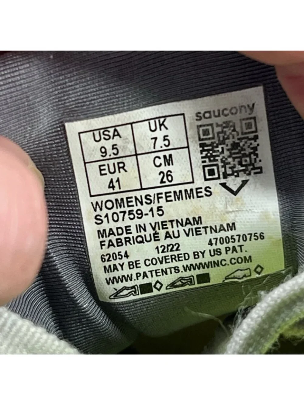 Saucony please review